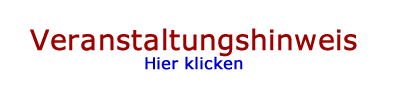 Veranstaltungshinweis